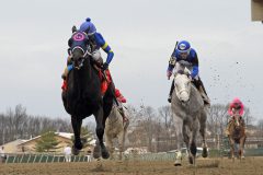 My Brother Neil with Ruben Silvera win Race 5 at Parx on March 7, 2022. Photo By: Chad B. Harmon