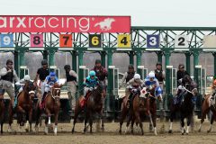 The start of Race 8 at Parx on March 7, 2022. Photo By: Chad B. Harmon