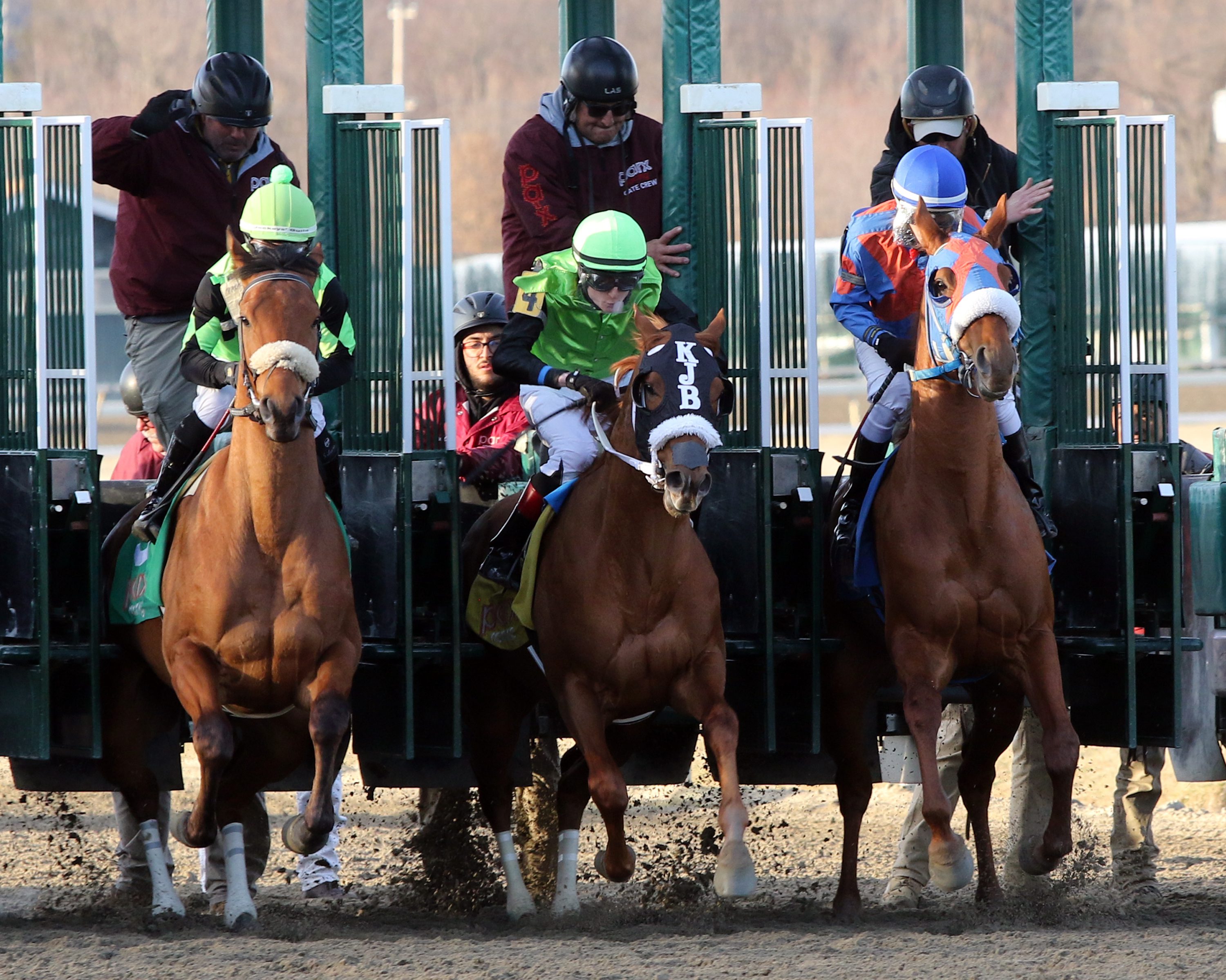 The start of The City of Brotherly Love at Parx on March 8, 2022. Photo By: Chad B. Harmon