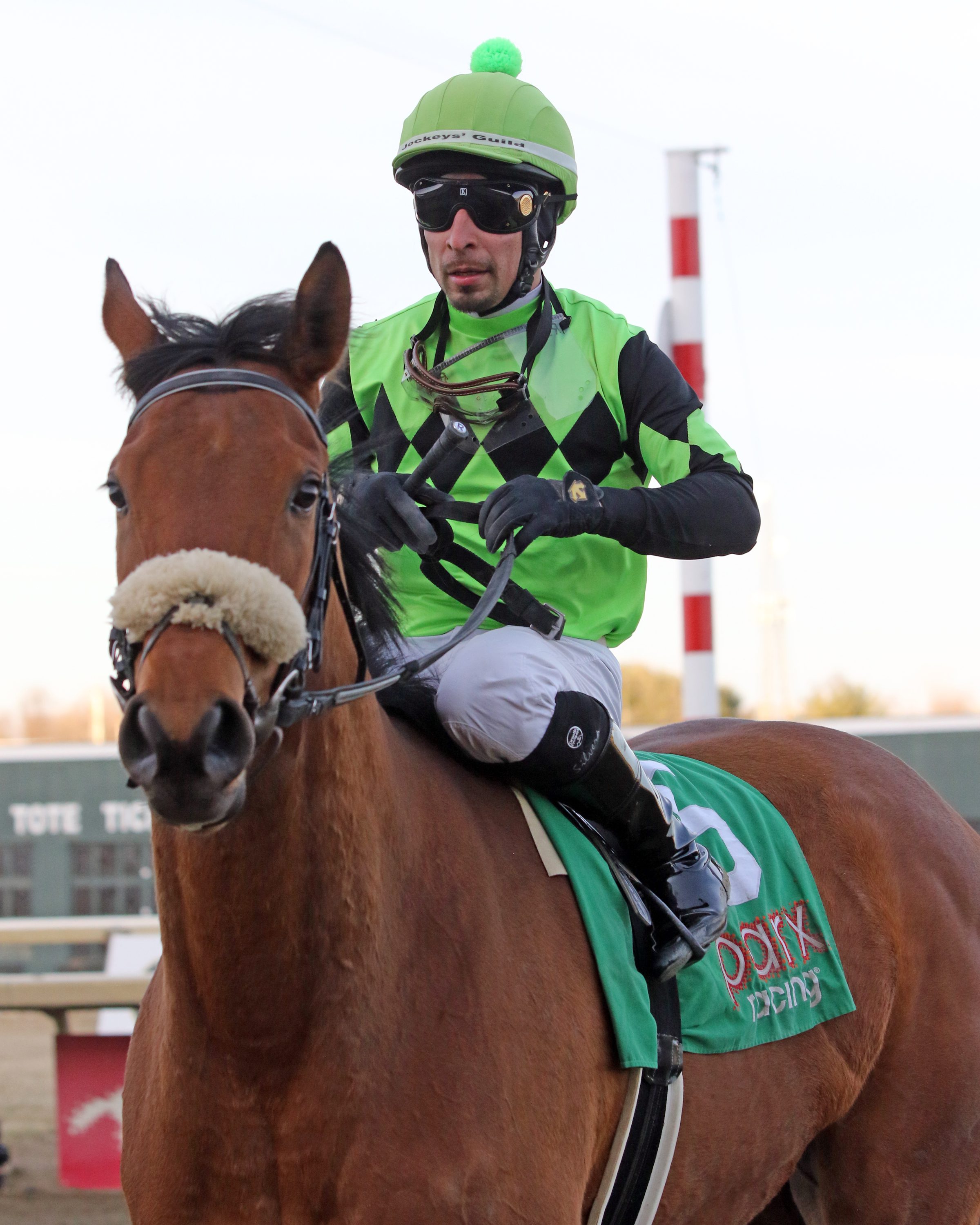 Twisted Ride with Ruben Silvera after winning The City of Brotherly Love at Parx on March 8, 2022. Photo By: Chad B. Harmon