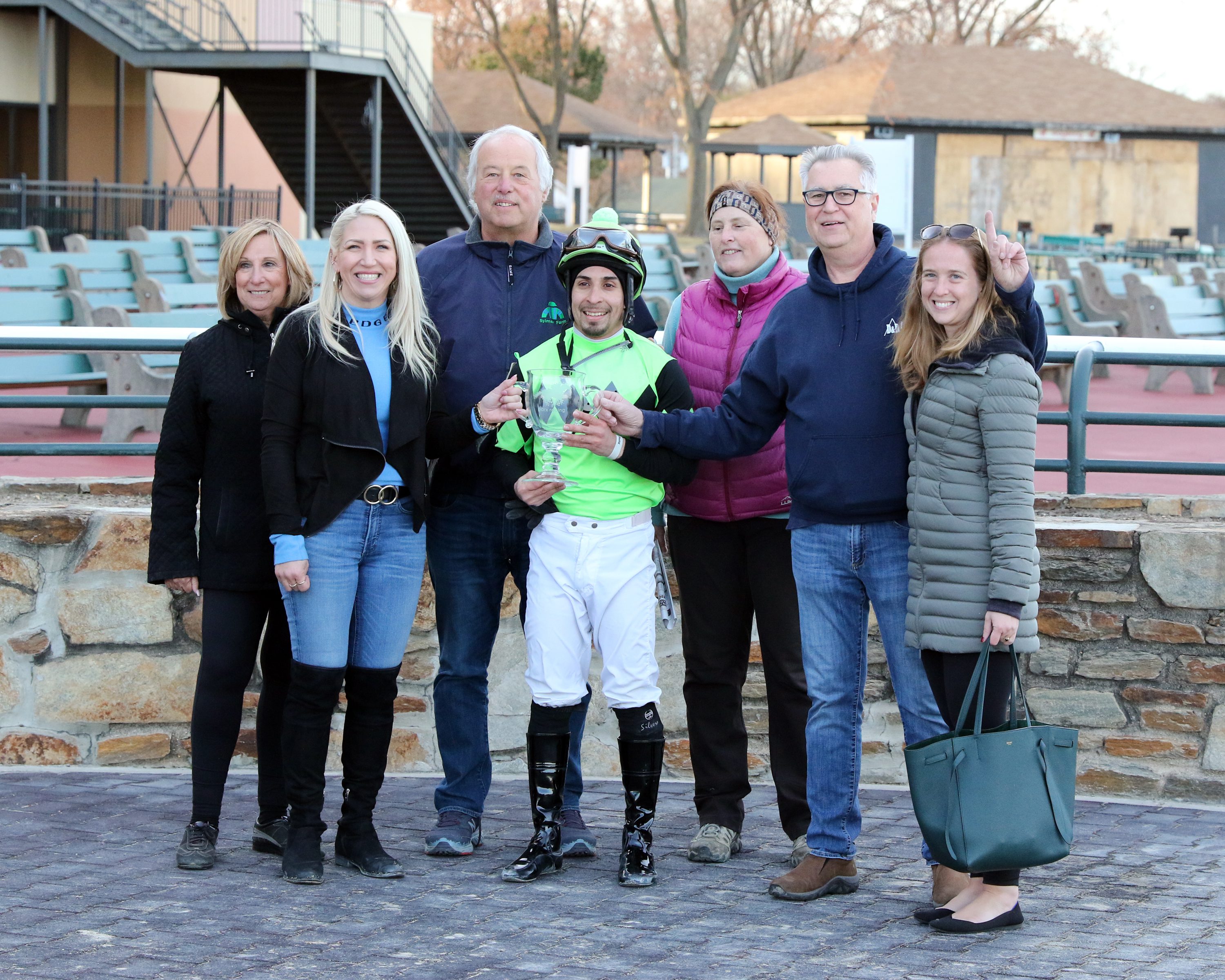 The Winners' Circle presentation after The City of Brotherly Love at Parx on March 8, 2022. Photo By: Chad B. Harmon