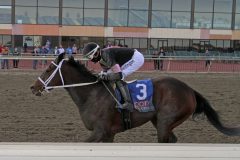 Morning Matcha with Frankie Pennington win The Main Line at Parx on March 8, 2022. Photo By: Chad B. Harmon